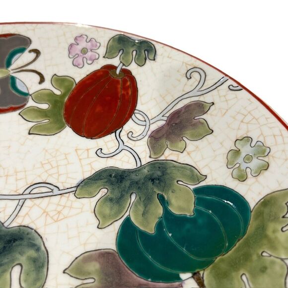 Vintage Nora Fenton Design Hand Painted Chinese Porcelain Wall Plate - Picture 4 of 7